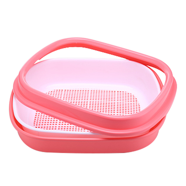 ROADREIGN - Easy To Clean Large Size Cat Plastic Litter Box , Hot Selling Cat Toilet Pet Toilets 2