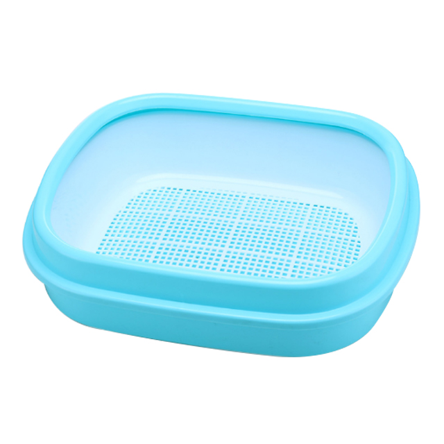 ROADREIGN - Easy To Clean Large Size Cat Plastic Litter Box , Hot Selling Cat Toilet Pet Toilets 7