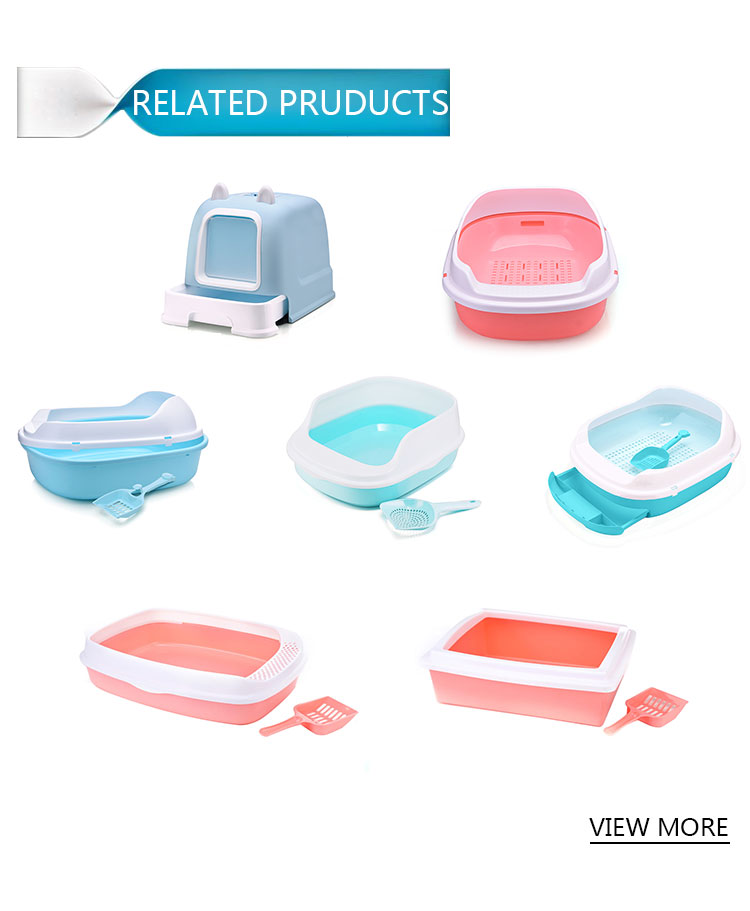 ROADREIGN - Good Quality Large Plastic Cat Litter Box Pet Toilets 11