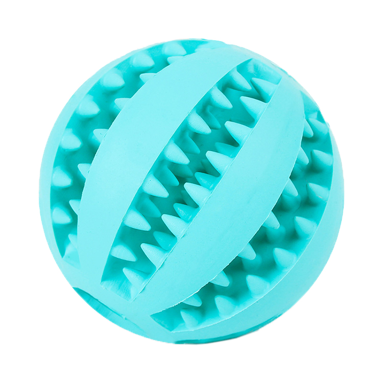 Pet Tooth Cleaning Toy Dog Chew Toy Soft Rubber Training Balls