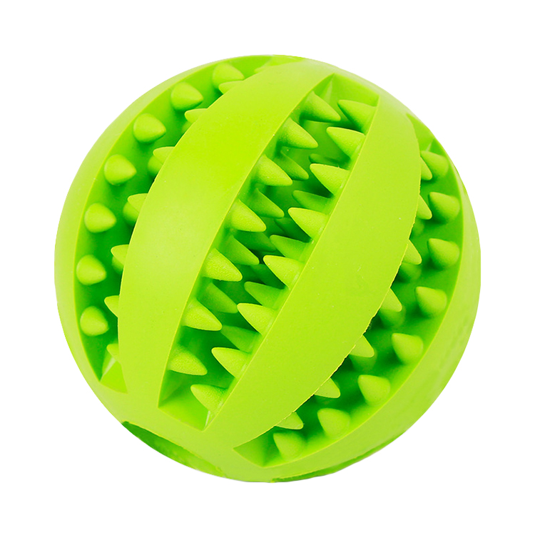 ROADREIGN - Pet Tooth Cleaning Toy Dog Chew Toy Soft Rubber Training Balls Pet Toys 5
