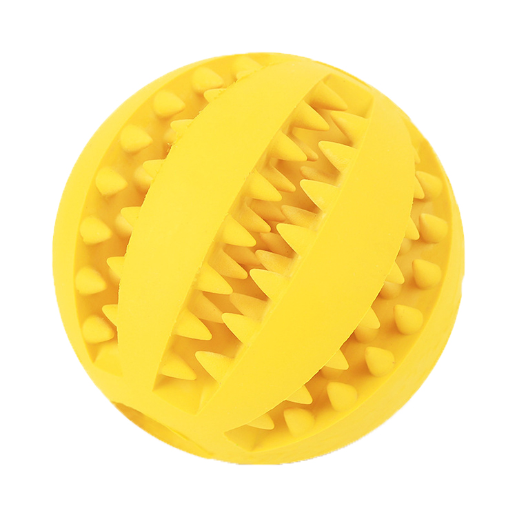 Pet Tooth Cleaning Toy Dog Chew Toy Soft Rubber Training Balls