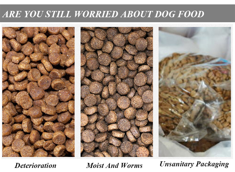 ROADREIGN - Wholesale Super Space Plastic Pet Dog Food Storage Bucket Pet Bowls 11