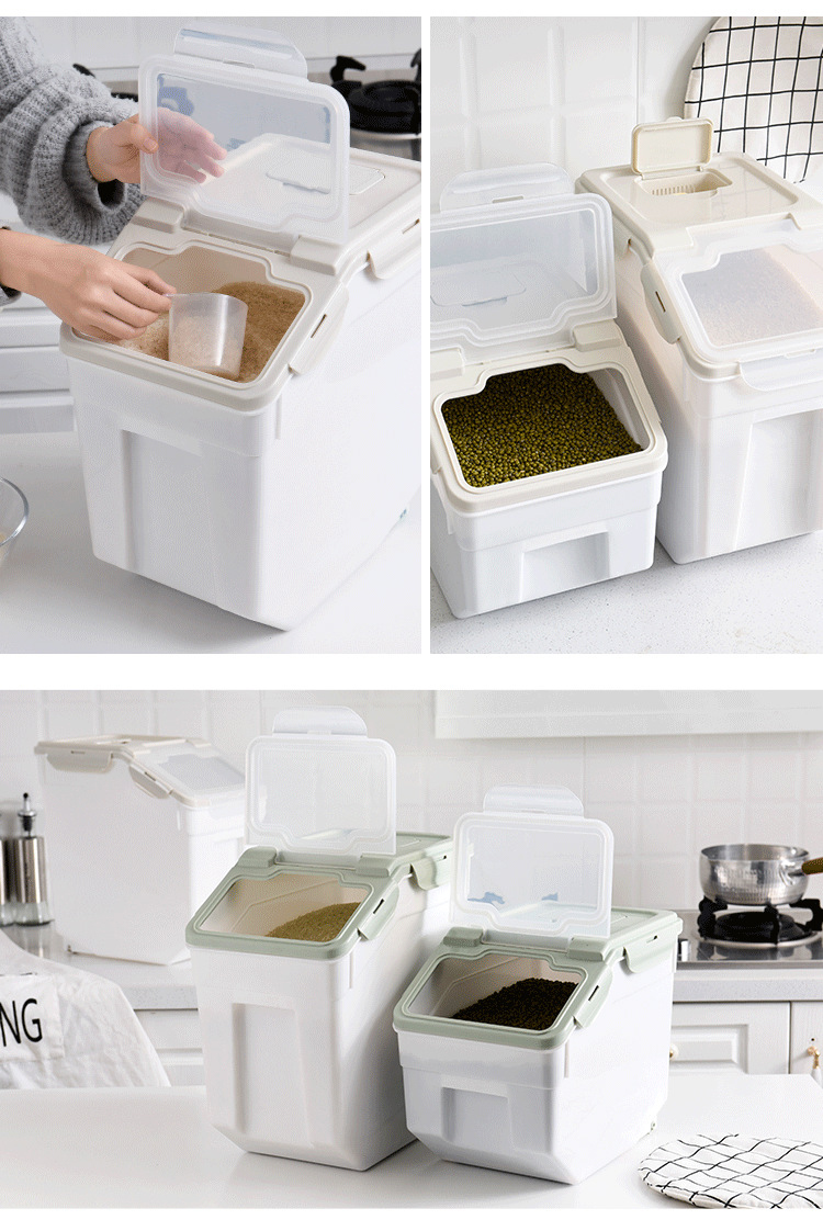 ROADREIGN - Wholesale Super Space Plastic Pet Dog Food Storage Bucket Pet Bowls 14