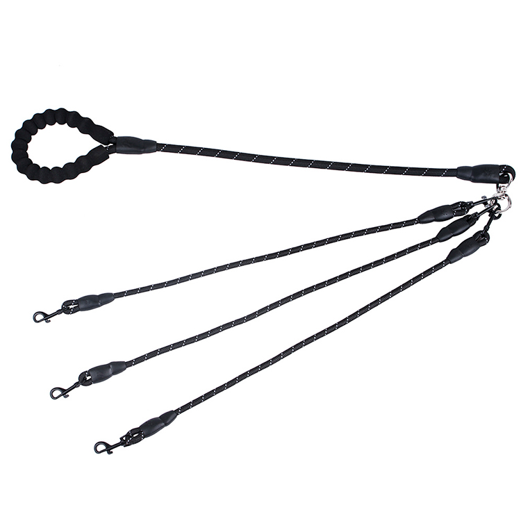 ROADREIGN - Wholesale Nylon Multiple Dog Leashes For Dual Small Dogs Pet Collars&Leashes 1