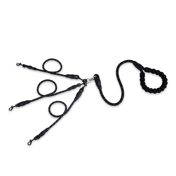 ROADREIGN - Wholesale Nylon Multiple Dog Leashes For Dual Small Dogs Pet Collars&Leashes 2