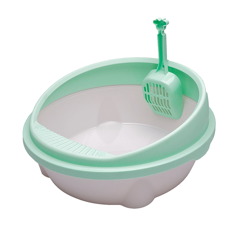 ROADREIGN - New Design Cat Toilet Plastic Cat Sand Box , Cat Toilet , Cat Litter Box Pet Toilets 1