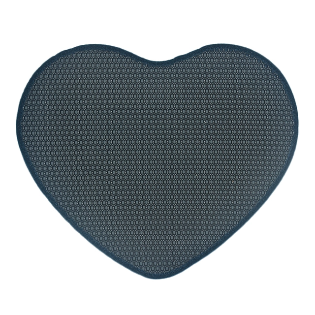 ROADREIGN - EVA Heart Shape Waterproof Cat Litter Mat Pet Cleaning 1