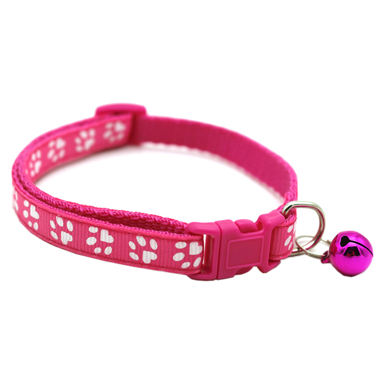 ROADREIGN - Custom Colors PVC Adjustable Dog Collars With Bell Pet Collars&Leashes 7