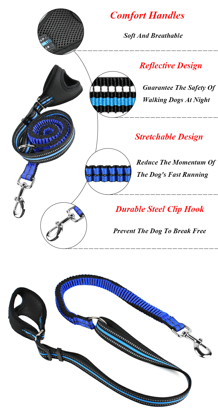 ROADREIGN - Dog Breakaway Heavy Duty Pet Leash Retractable Pet Collars&Leashes 9