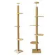High Quality Custom Wooden Cat Grabbing Post Toy - 2.58-2.65m, 3 or 4 Layers 6