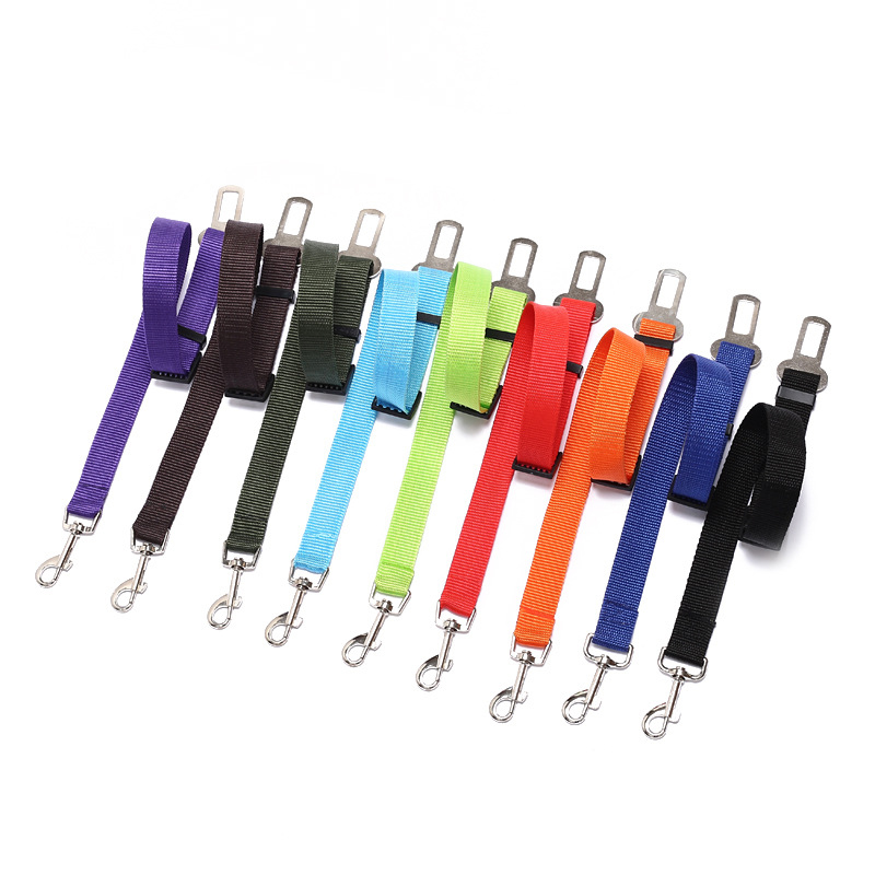 ROADREIGN - Wholesale Durable Nylon Material Pet Safety Dog Car Seat Belt Pet Collars&Leashes 1