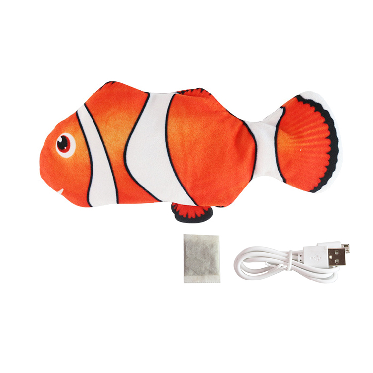 ROADREIGN - Usb Electric Moving Catnip Dancing Fish Cat Toy Cat Interactive Fish Toy Pet Toys 6
