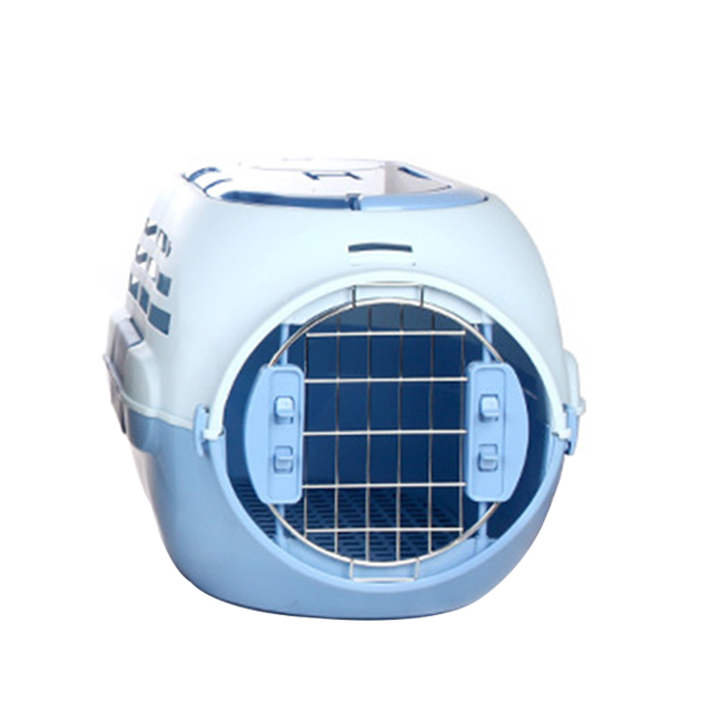 ROADREIGN - Cage de transport pour animaux de compagnie en plastique de haute qualité avec puits de lumière 3