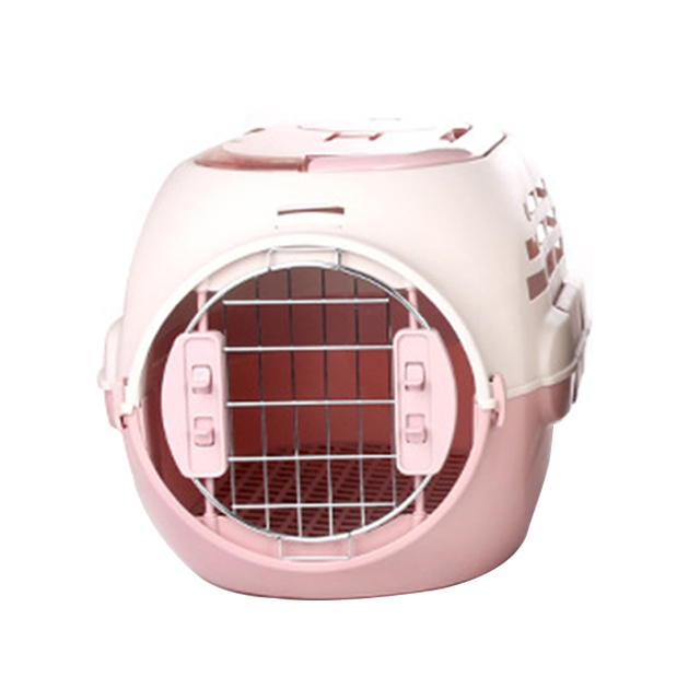 ROADREIGN - Cage de transport pour animaux de compagnie en plastique de haute qualité avec puits de lumière 2