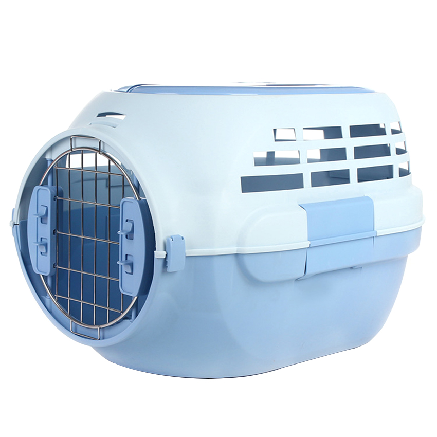 ROADREIGN - Cage de transport pour animaux de compagnie en plastique de haute qualité avec puits de lumière 7