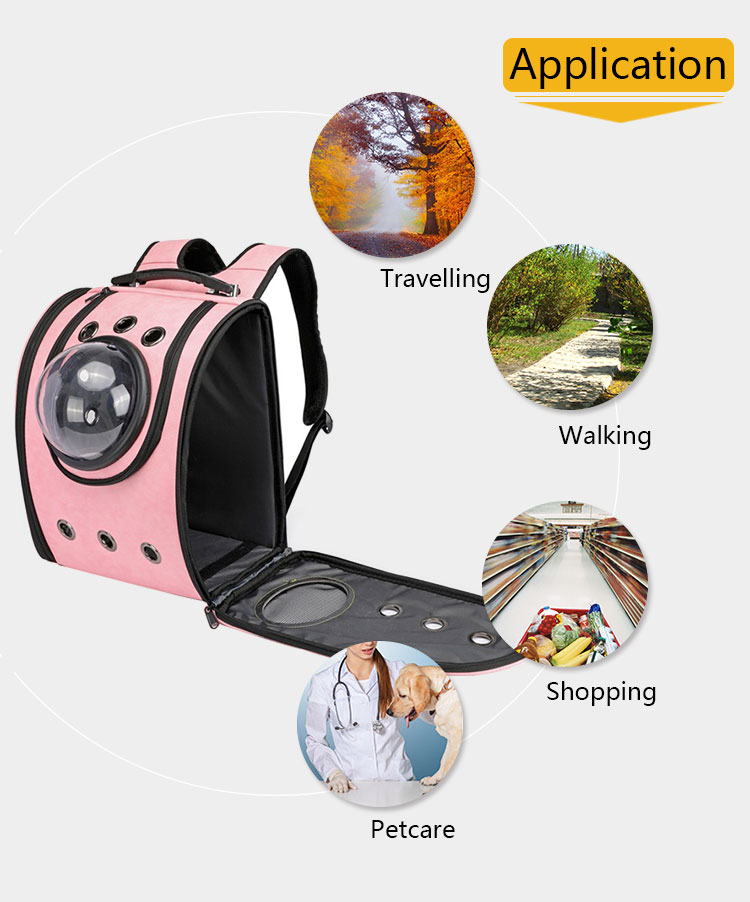 ROADREIGN - Airline Approved Heavy Duty Leather Bag Pet Carrier Pet Carriers 13