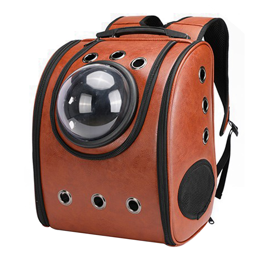 ROADREIGN - Airline Approved Heavy Duty Leather Bag Pet Carrier Pet Carriers 5