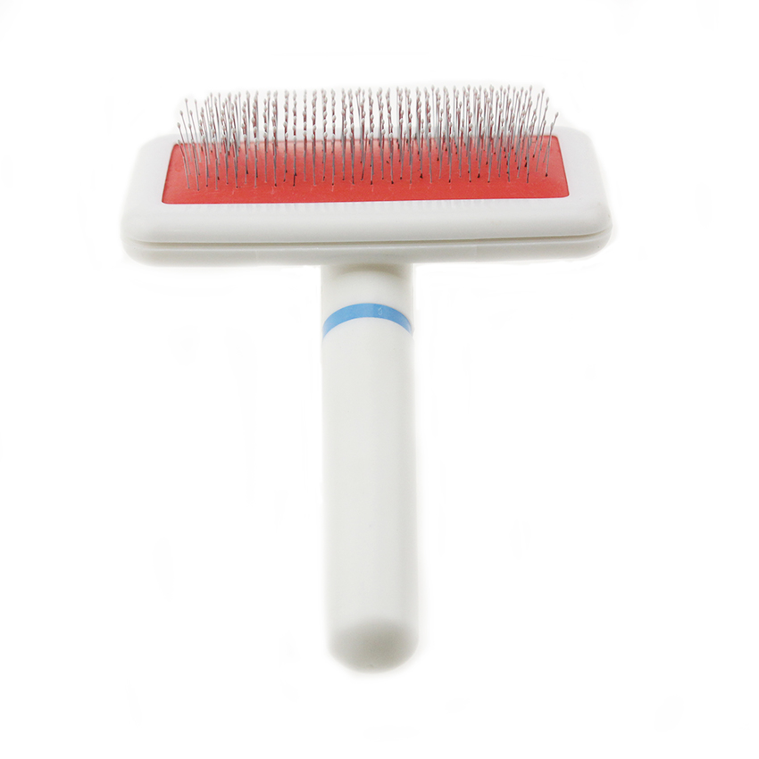 ROADREIGN - Brosse de toilettage pour animaux à poils longs en plastique, picots en acier inoxydable, brosses pour animaux de compagnie (vente en gros) 4