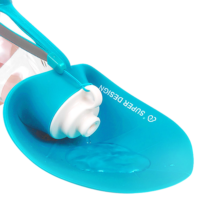 ROADREIGN - New Design Silicone Folding 480mL Plastic Pet Portable Dog Water Bottle Pet Drinking 3