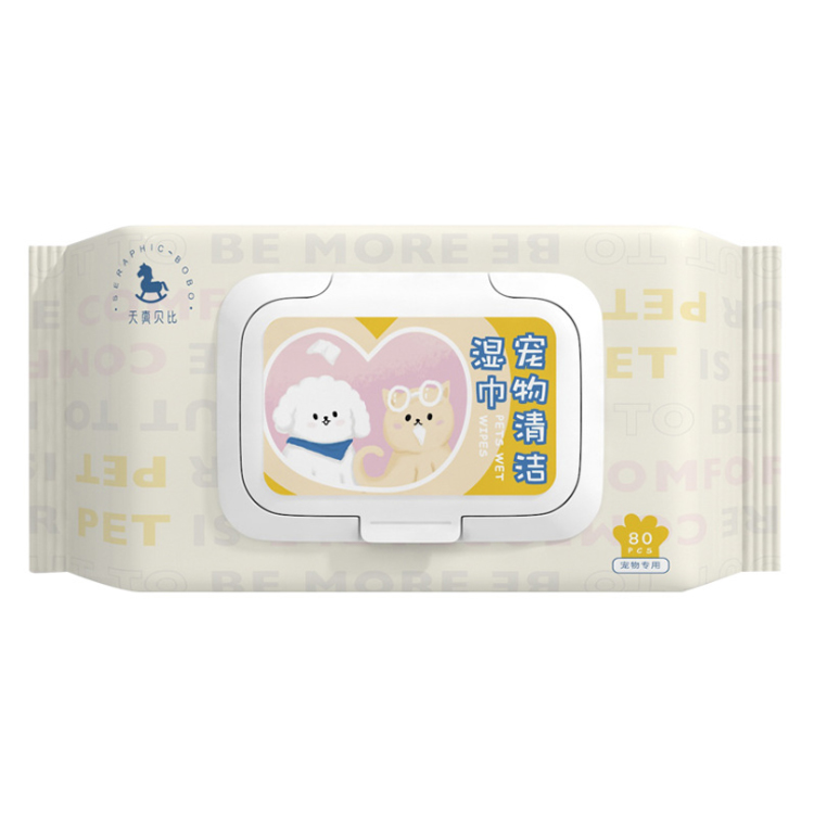 Wholesale Dog Wipes 80pcs Disposable Pet Wet Wipes