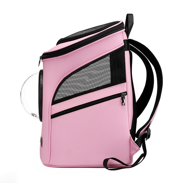 ROADREIGN - High Quality PU Material Pet Carrier Travel Bag Pet Carriers 1