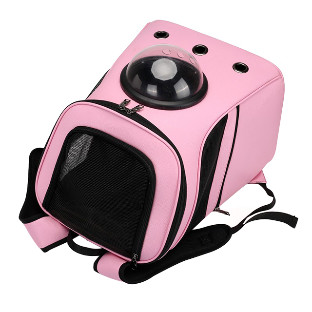 ROADREIGN - High Quality PU Material Pet Carrier Travel Bag Pet Carriers 2
