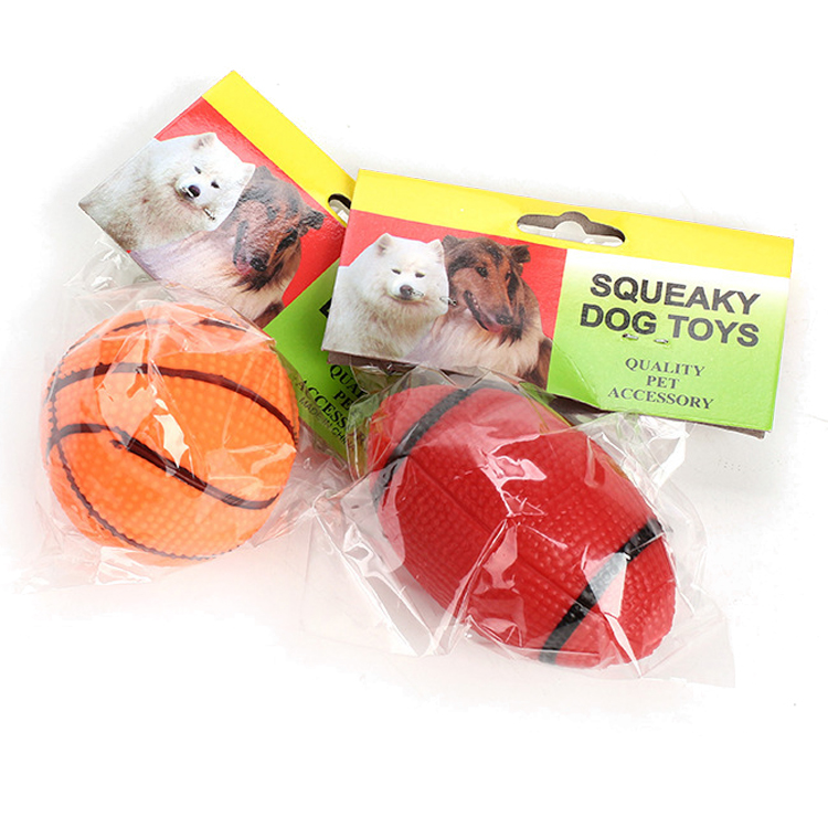 ROADREIGN - Bite Resistant Pet Voice Toy Dog Chew Ball Toy Pet Toys 2