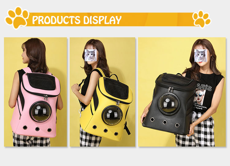 ROADREIGN - High Quality PU Material Pet Carrier Travel Bag Pet Carriers 14