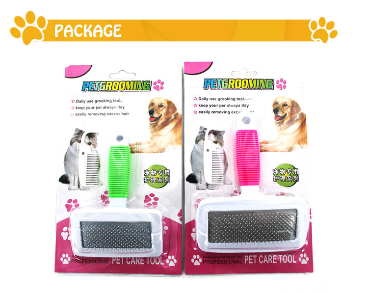 ROADREIGN - Factory Price Wholesale ABS Stainless Steel Dog Hair Deshedding Brush Pet Brushes 10