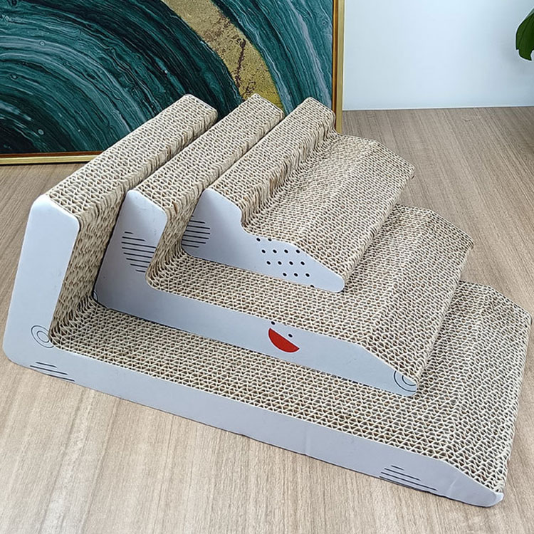 ROADREIGN - Vertical Cat Scratcher Board With Catnip 3 In 1 Separable Design Pet Toys Corrugated Paper Cat Scratching Cardboard Pet Toys 4