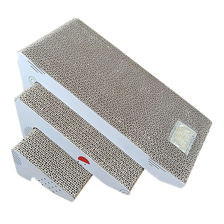 ROADREIGN - Vertical Cat Scratcher Board With Catnip 3 In 1 Separable Design Pet Toys Corrugated Paper Cat Scratching Cardboard Pet Toys 2