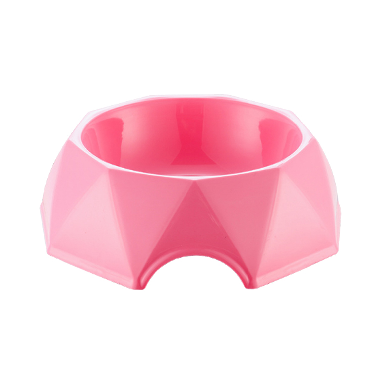 ROADREIGN - Pet Feeder Bowl Diamond Shaped Plastic Dog Food Bowl Pet Bowls 5