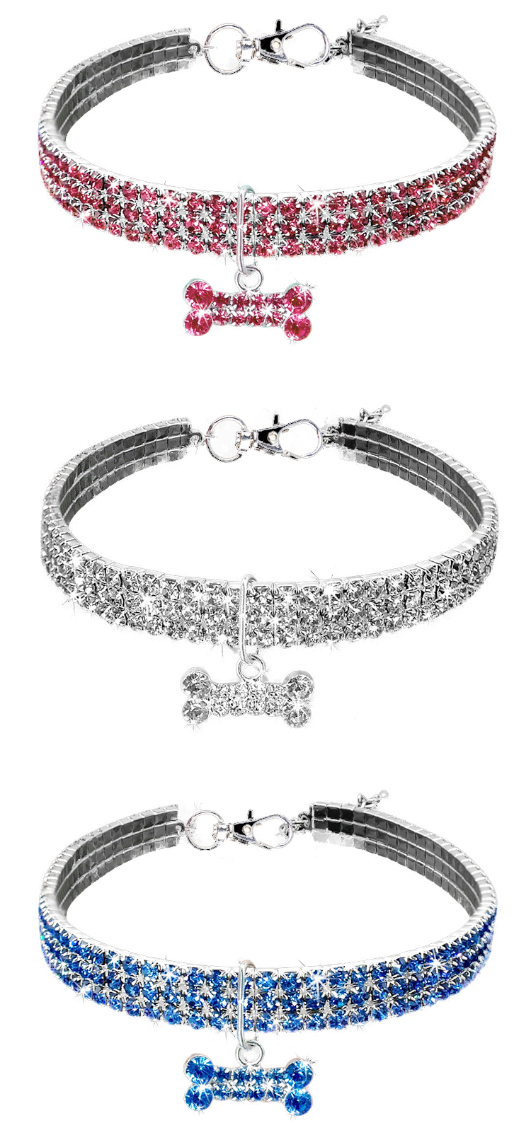 ROADREIGN - Wholesale Fashion Metal Dog Collar Pet Collars&Leashes 11