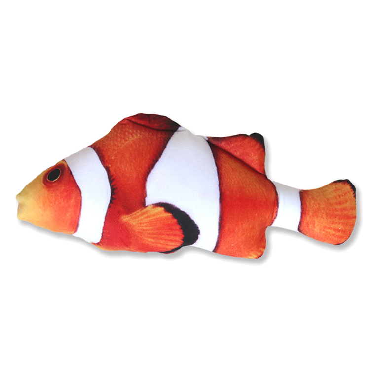 ROADREIGN - Simulation Plush Catnip Fish Shaped Toys for Cat Playing Training Tool Cat Chew Toys Pet Toys 4
