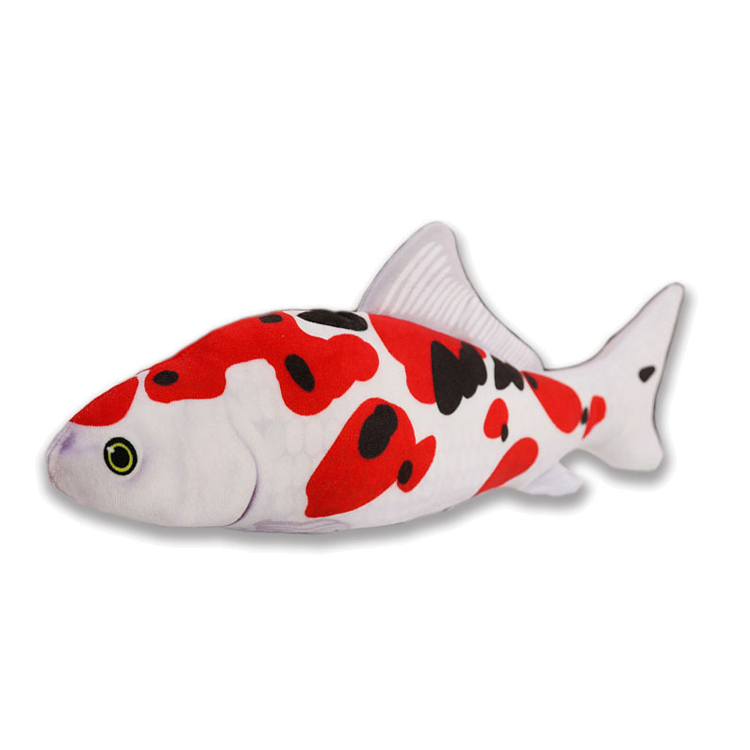 ROADREIGN - Simulation Plush Catnip Fish Shaped Toys for Cat Playing Training Tool Cat Chew Toys Pet Toys 5