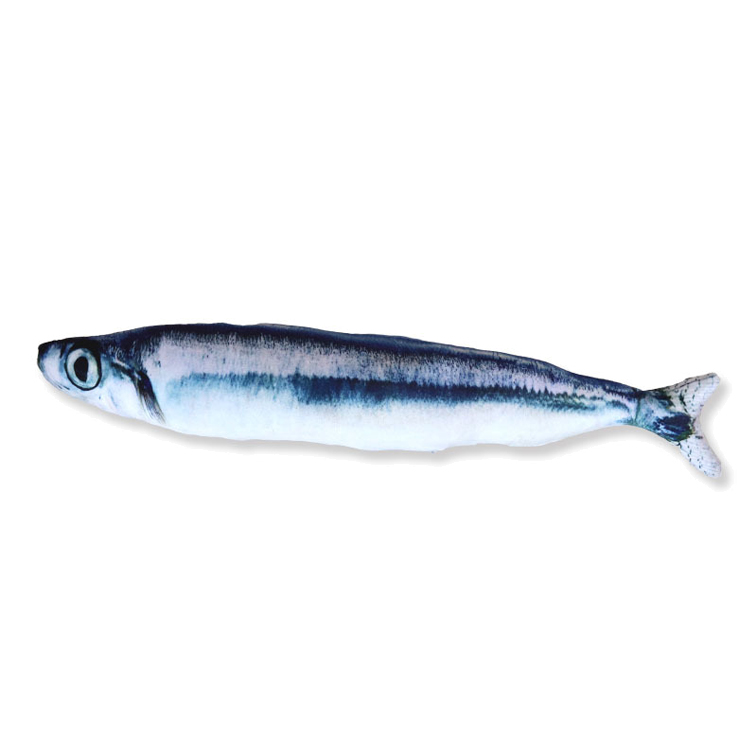 ROADREIGN - Simulation Plush Catnip Fish Shaped Toys for Cat Playing Training Tool Cat Chew Toys Pet Toys 3