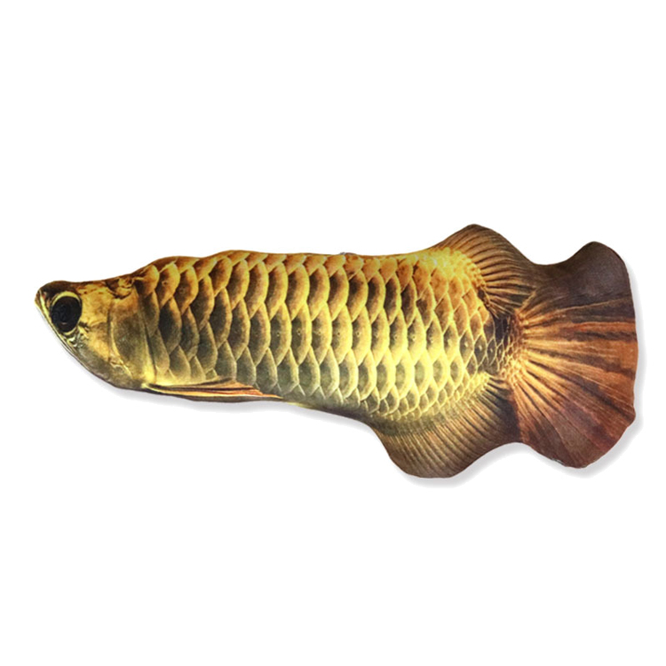 ROADREIGN - Simulation Plush Catnip Fish Shaped Toys for Cat Playing Training Tool Cat Chew Toys Pet Toys 2