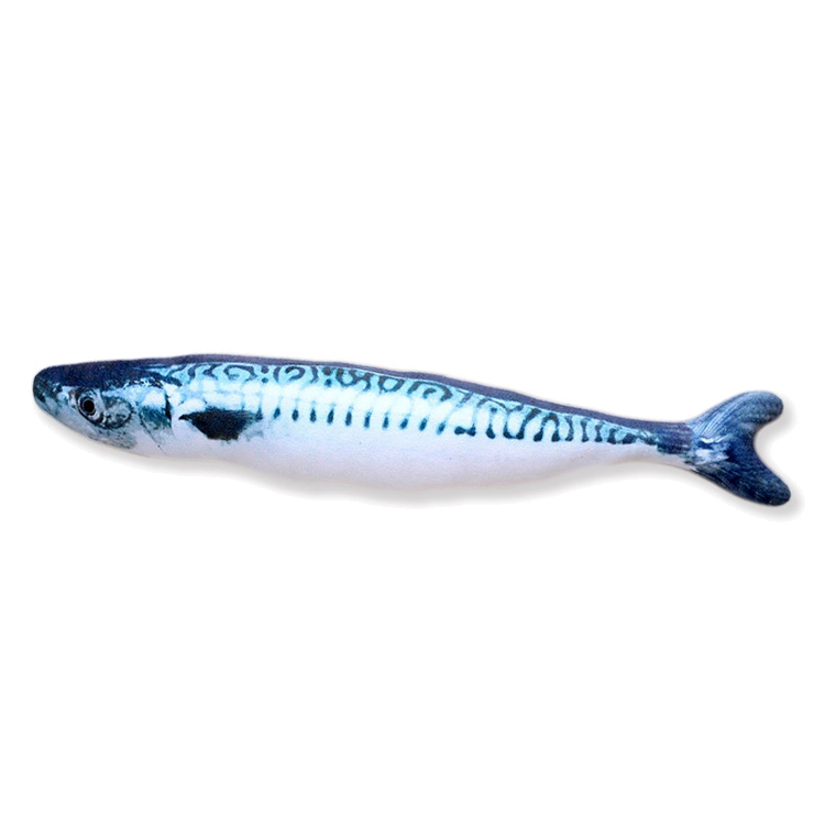 Simulation Plush Catnip Fish Shaped Toys for Cat Playing Training Tool Cat Chew Toys