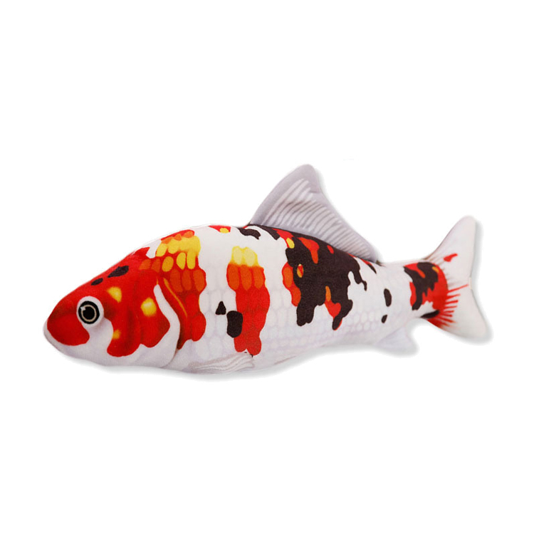 Simulation Plush Catnip Fish Shaped Toys for Cat Playing Training Tool Cat Chew Toys