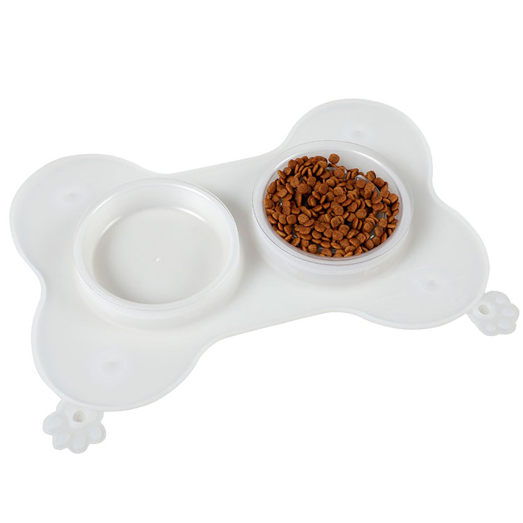 ROADREIGN - Dubbele siliconen voerbakken voor honden, opvouwbare slow feeder, waterbak voor huisdieren, voerbakken voor huisdieren 7