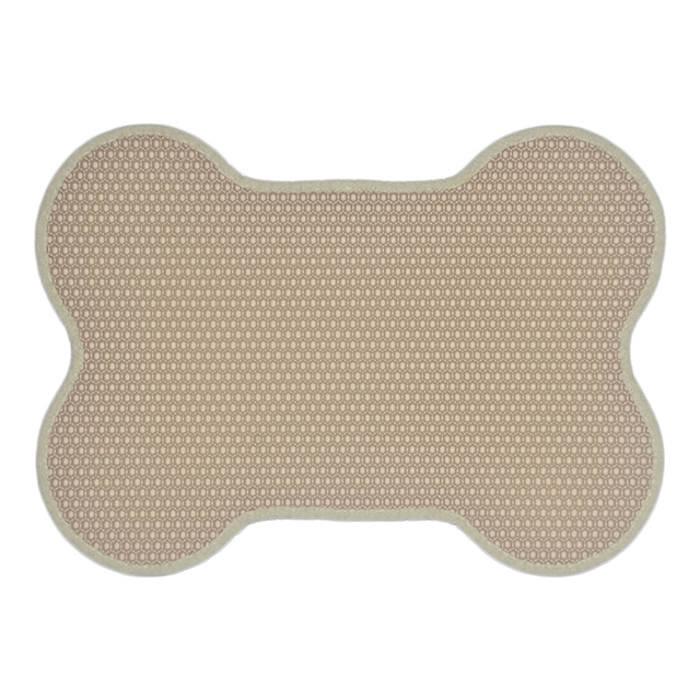 ROADREIGN - EVA Cat Sand Pad Bone Shaped Waterproof Cat Litter Pad Mat Pet Cleaning 6