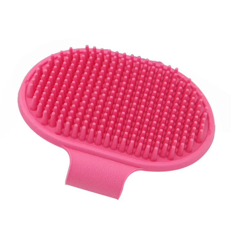 Soft Pet Cat Shampoo Bathing Brush Soothing TPR Dog Hair Comb 3