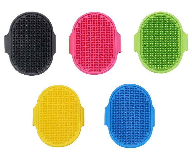 ROADREIGN - Soft Pet Cat Shampoo Bathing Brush Soothing Massage TPR Dog Hair Comb Pet Grooming 13