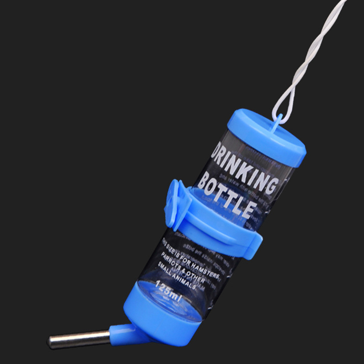 Factory Wholesale Plastic Dog Water Hanging Bottle For Pet Cage
