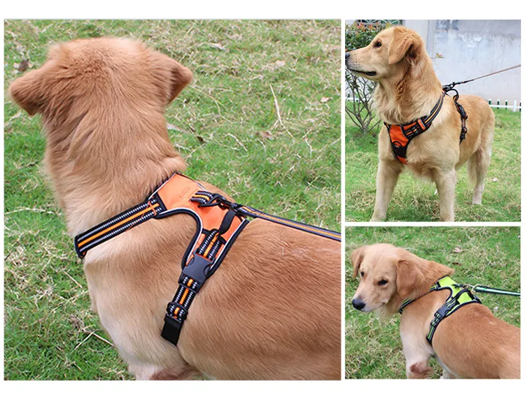Reflective Step In Dog Harness with Customization Available 5