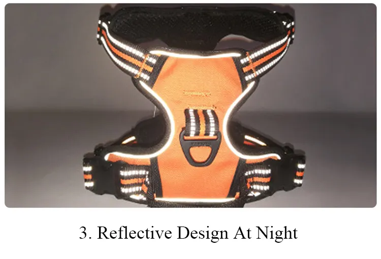Reflective Step In Dog Harness with Customization Available 4
