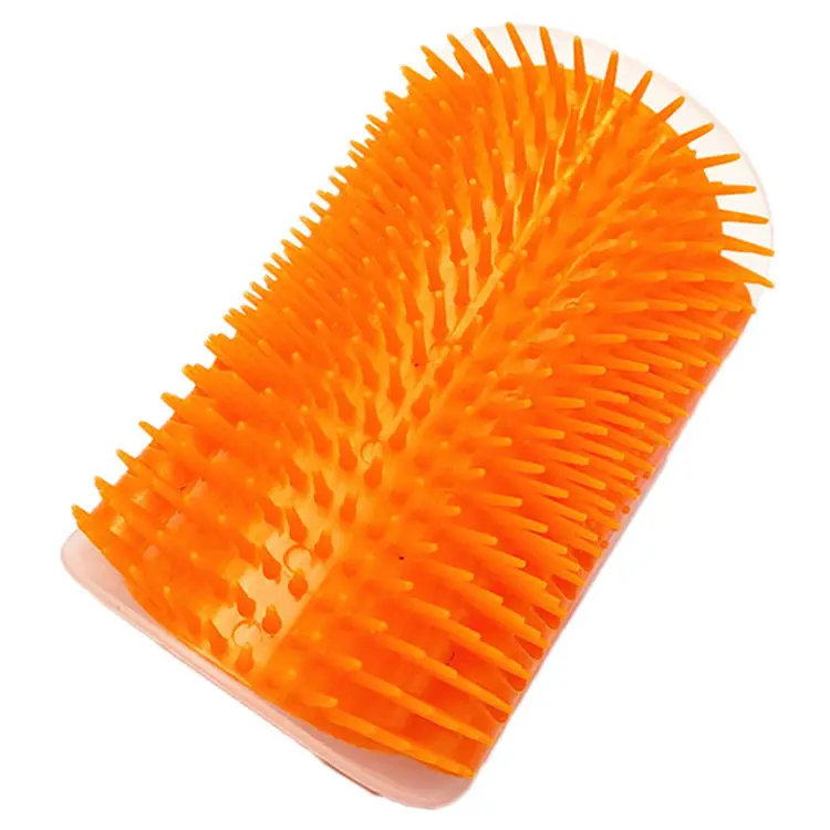 High-End Cat Rubbing Hair Brush with Soft Bristles - Pet Grooming Massage Comb with Catnip 2