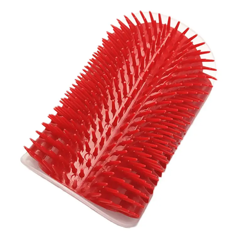 High-End Cat Rubbing Hair Brush with Soft Bristles - Pet Grooming Massage Comb with Catnip 3