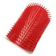 High-End Cat Rubbing Hair Brush with Soft Bristles - Pet Grooming Massage Comb with Catnip 3